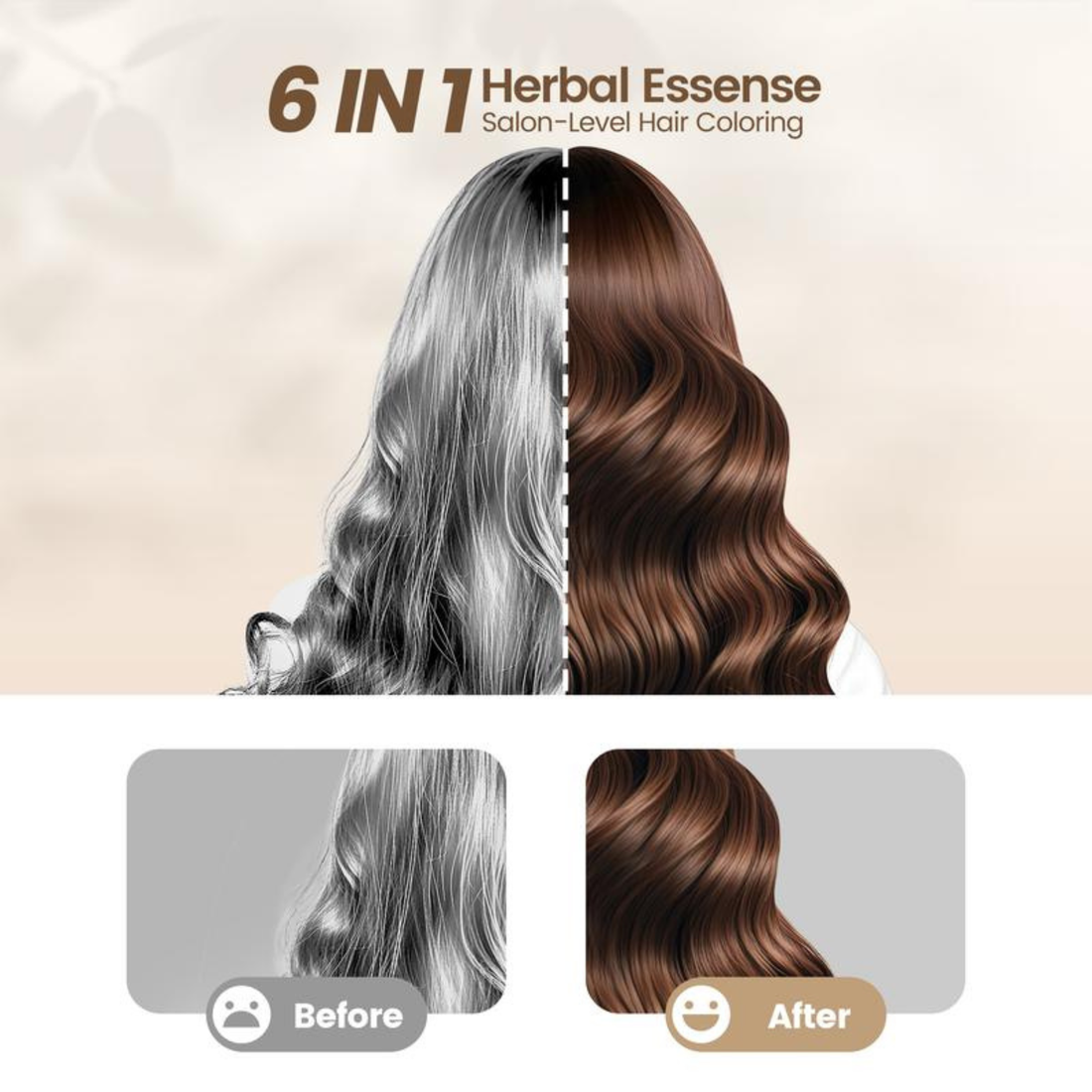 BIOBLEND Plant-Based Hair Dye and Care Shampoo (460ml)