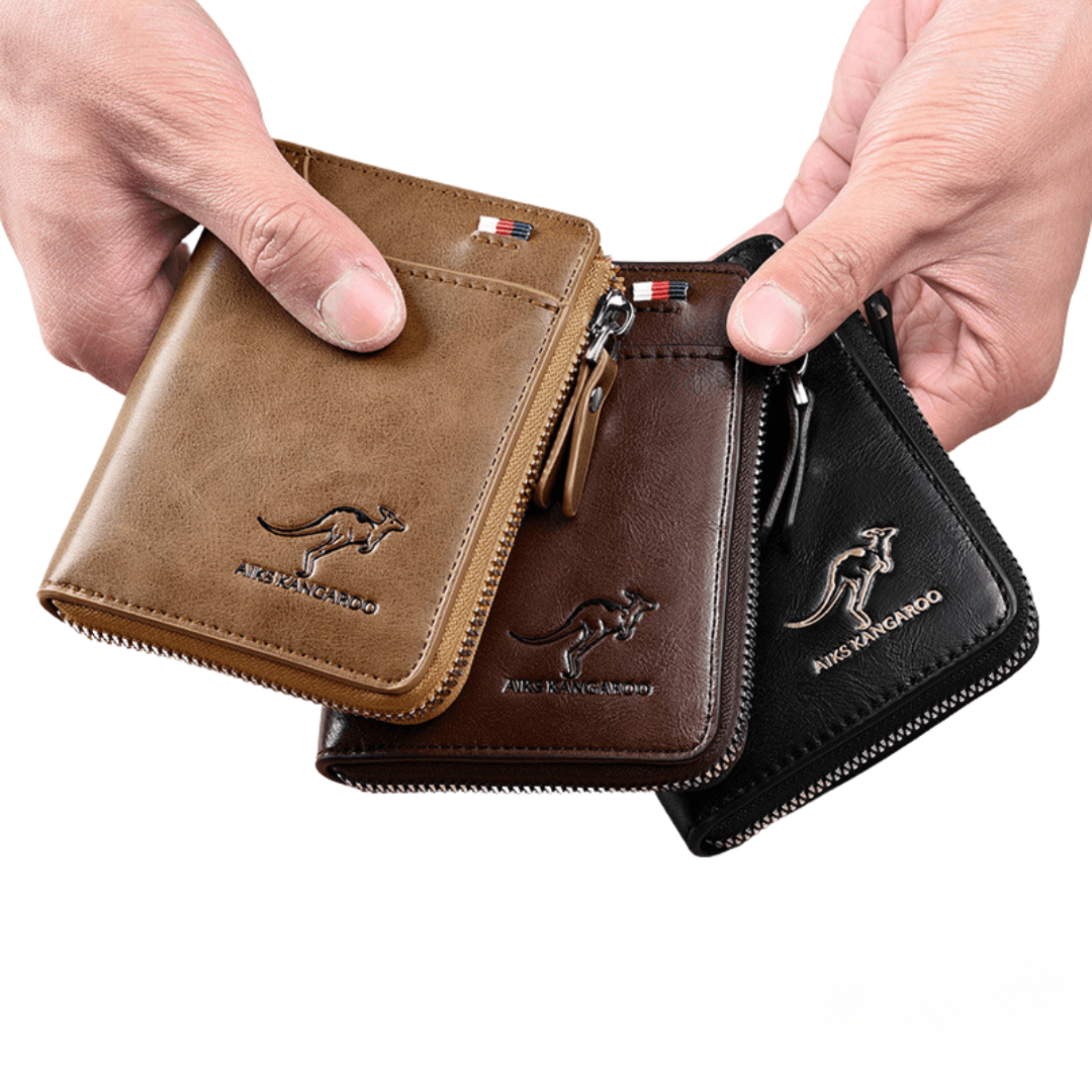 BLOCKROB Leather Safety Wallet