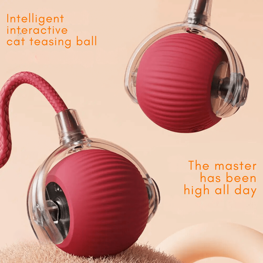 CHASEMATE Interactive Cat Toy Ball