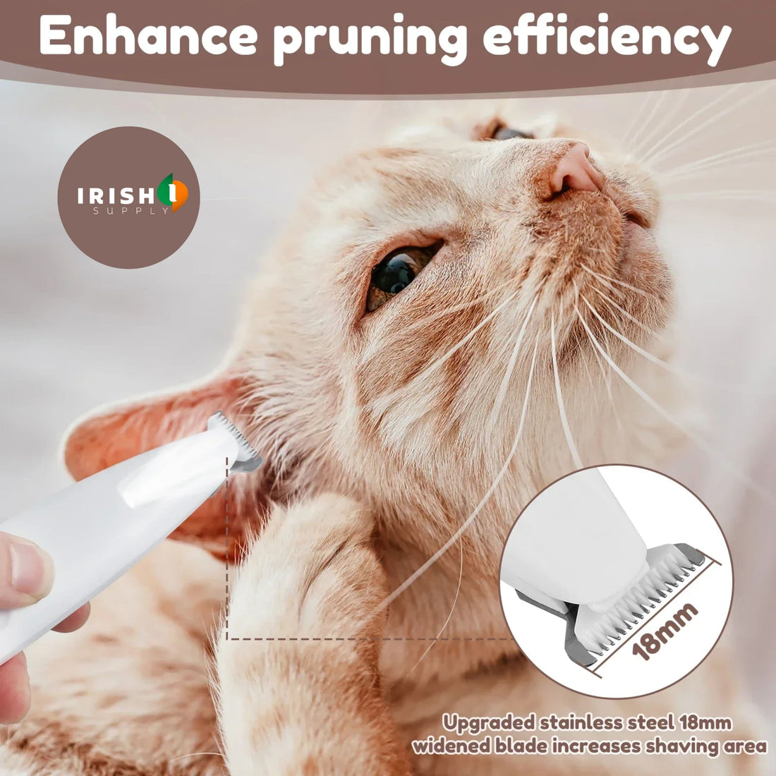 CLAWVA Smart  Silent LED Paw  Trimmer