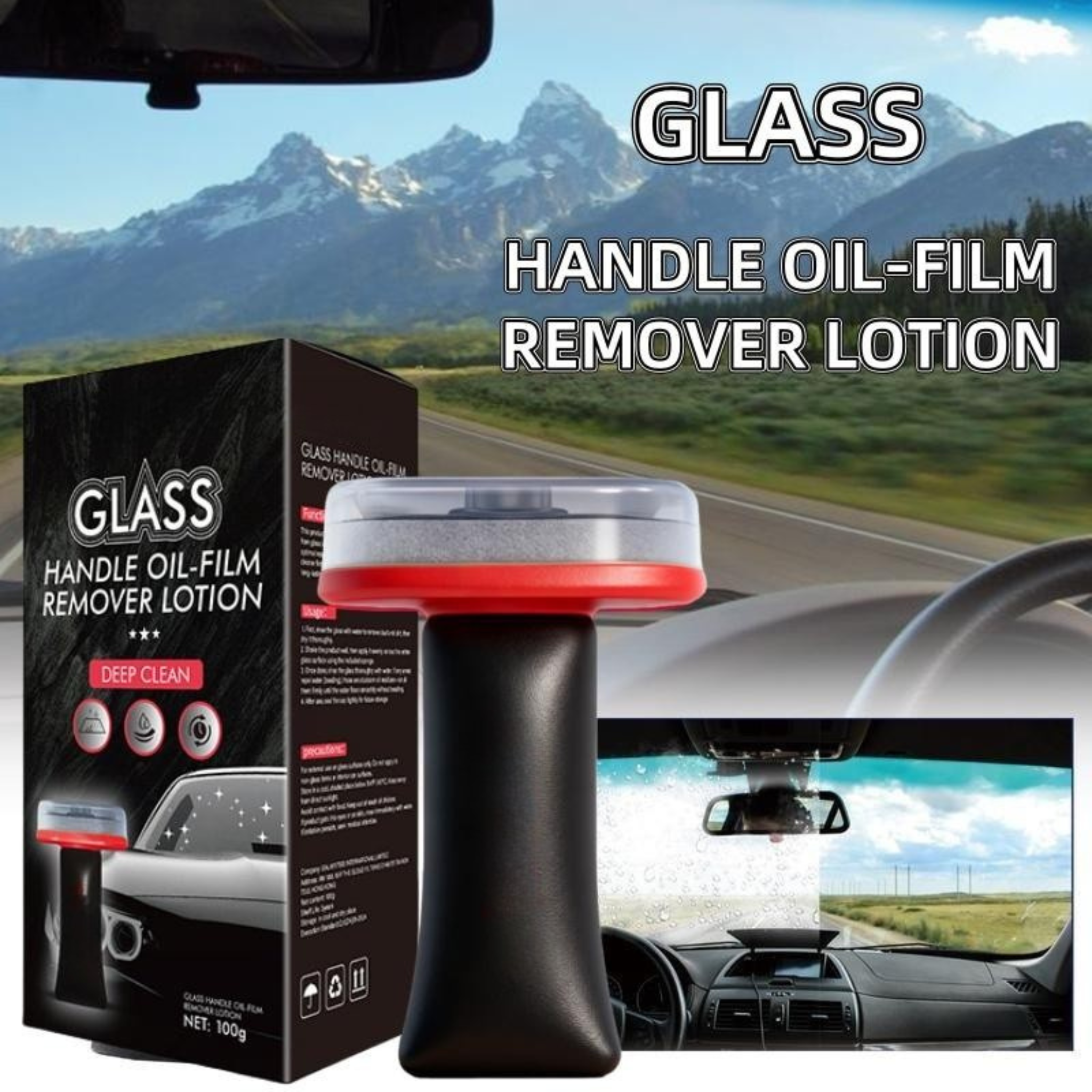 CLEAROX Oil-Coating Removal Glass Cleaner