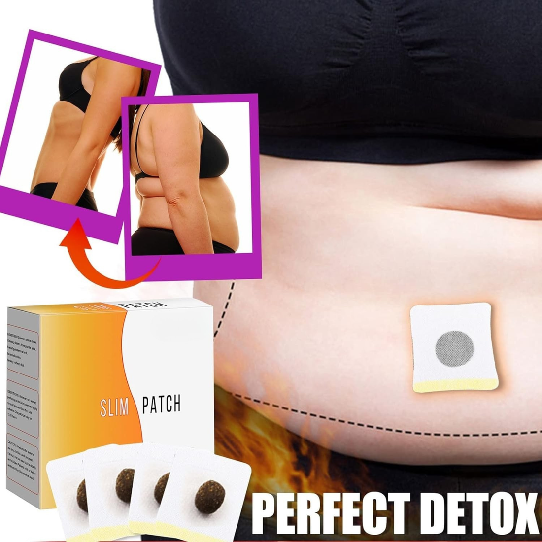 COREBELLY Gentle Detox and Digestive Support Navel Patch (10 pieces)