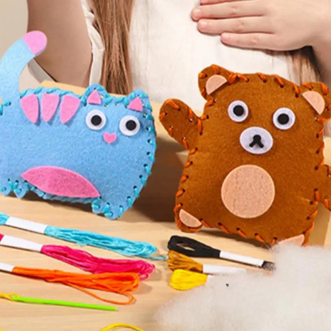 CRAFTKIDS™ DIY Sewing Kit for Kids with Adorable Animals