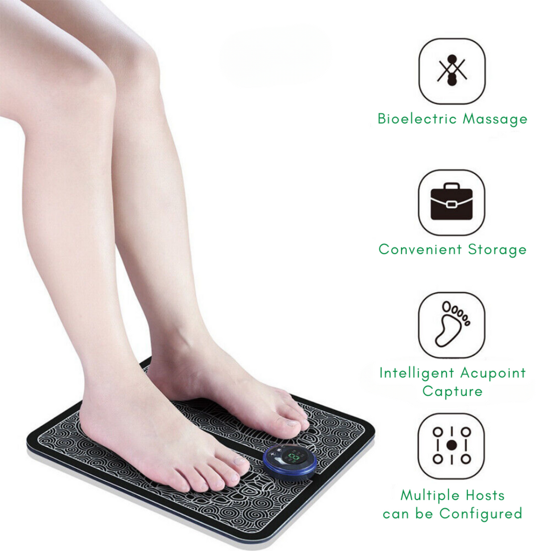 FLEXIRELIEF Electric Foot Massager Pad