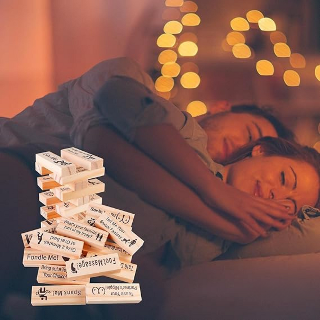 FLIRTEDGE Couples Daring Tower Game