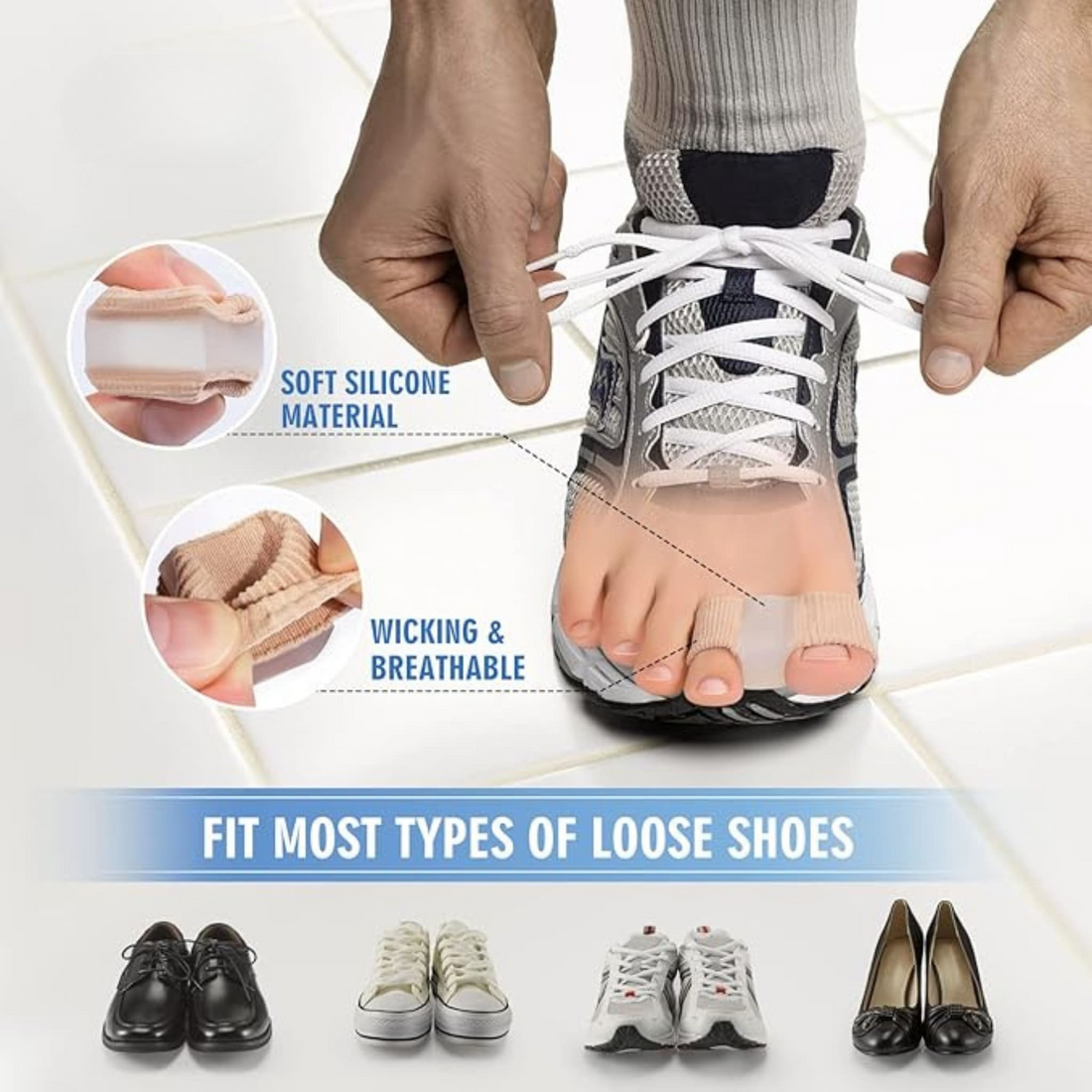 FOOTFORM Toe Alignment Support Sleeve