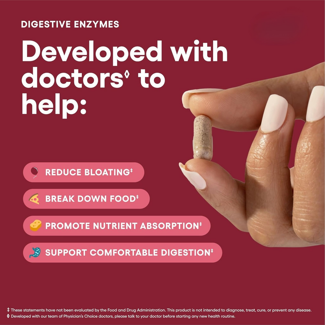 GASTROMEND Advanced Digestive Enzyme Complex (60 Capsules)