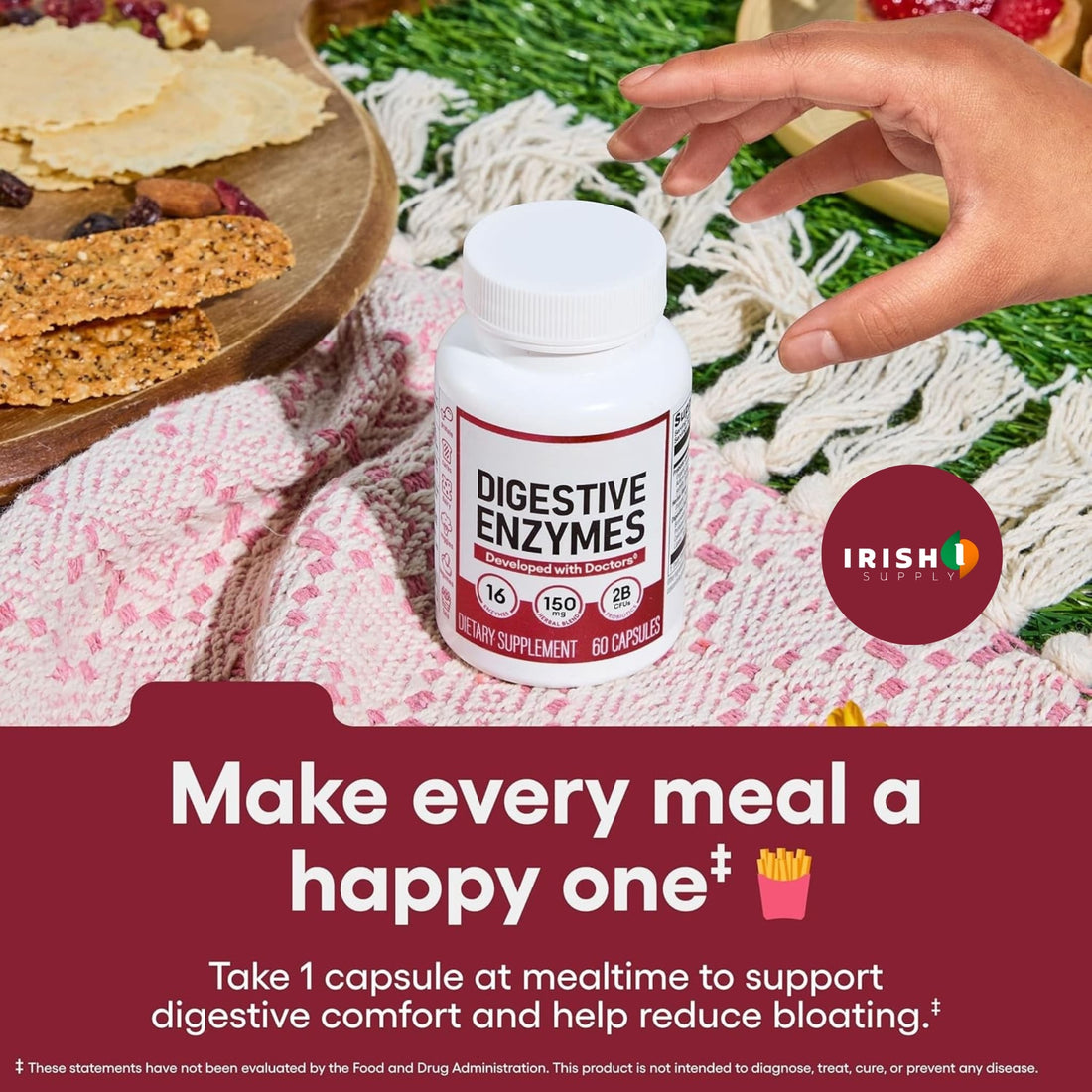 GASTROMEND Advanced Digestive Enzyme Complex (60 Capsules)