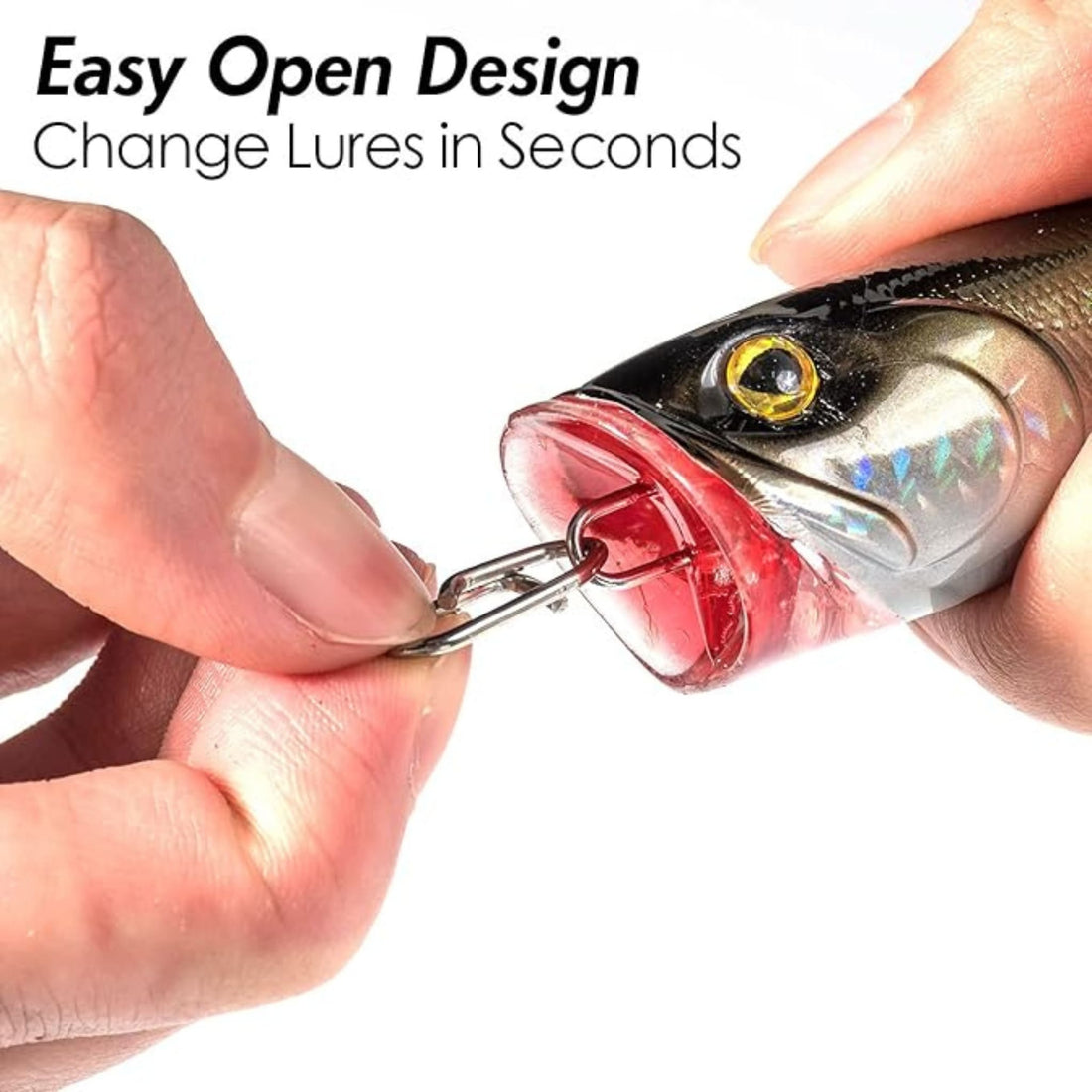 HOOKVAULT  Stainless Steel Lure Snap Connectors