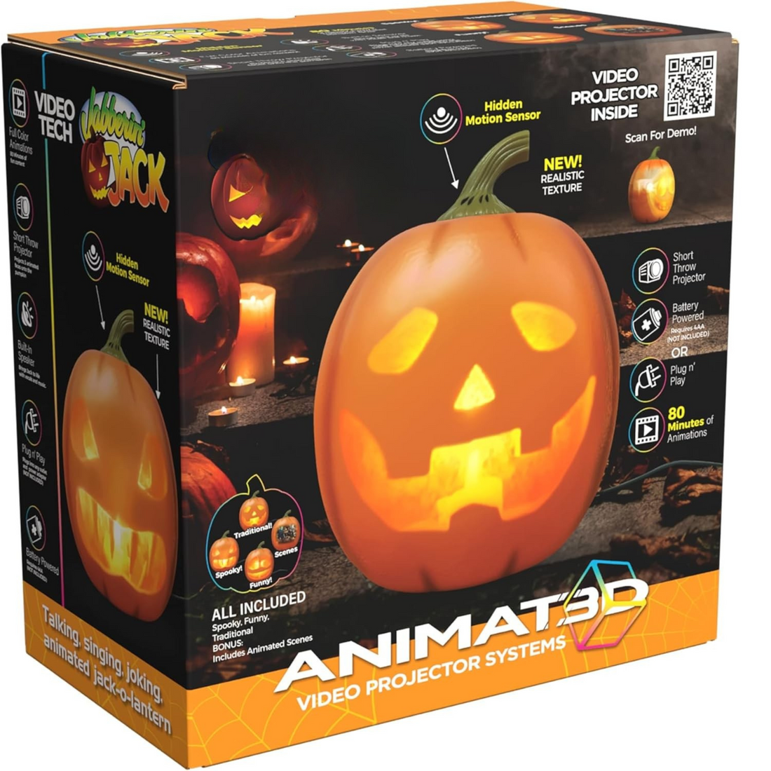 JAXX Interactive Animated Pumpkin Toy