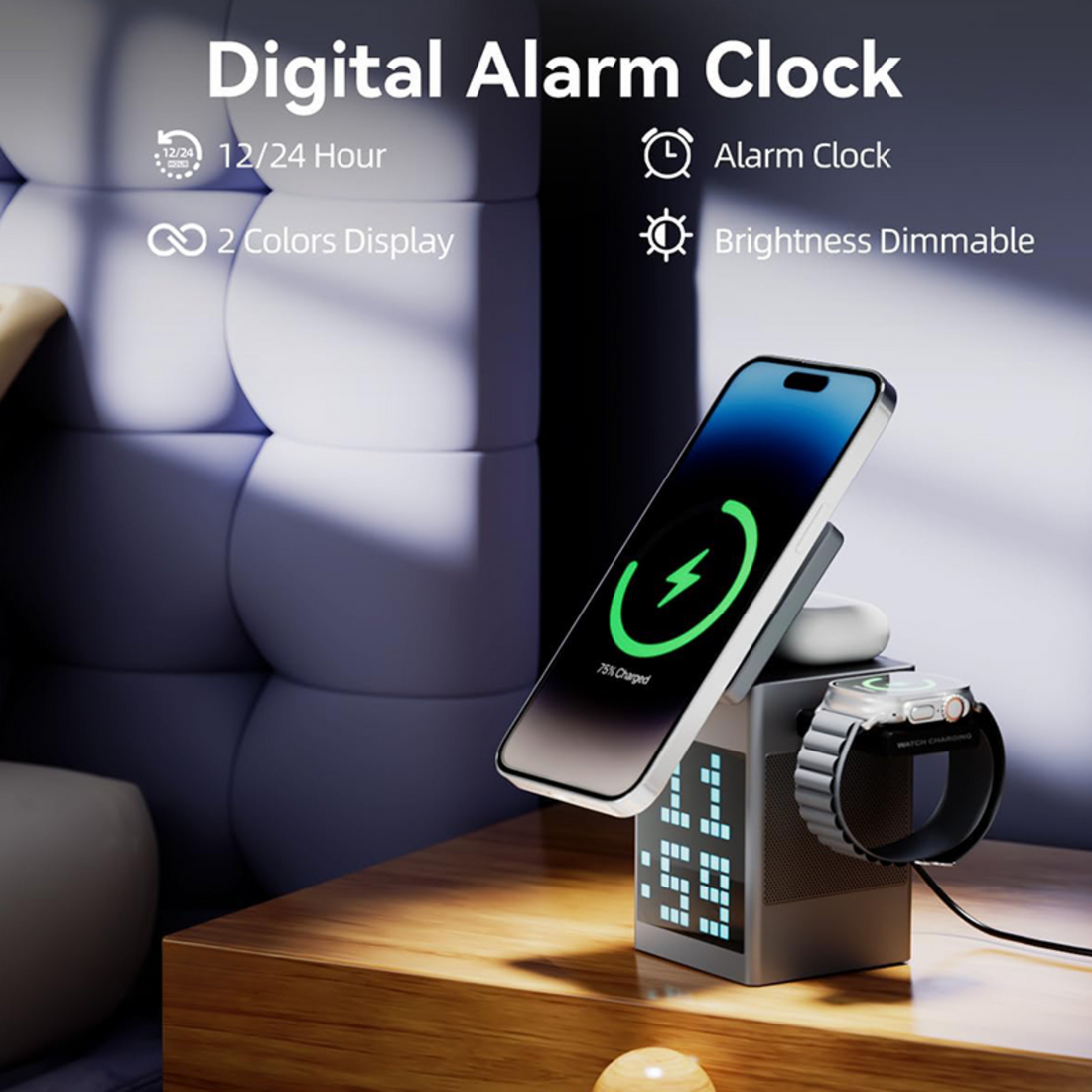 POWERDOCK 3-in-1 Bluetooth Speaker & Charging Station