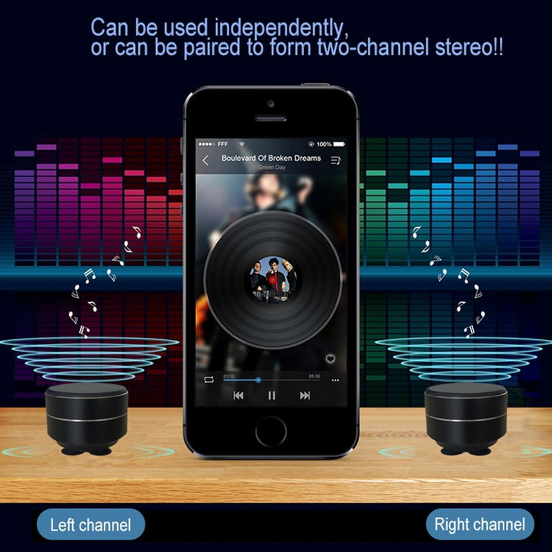 RESONIC Surface-Resonance Mini Bluetooth Speaker