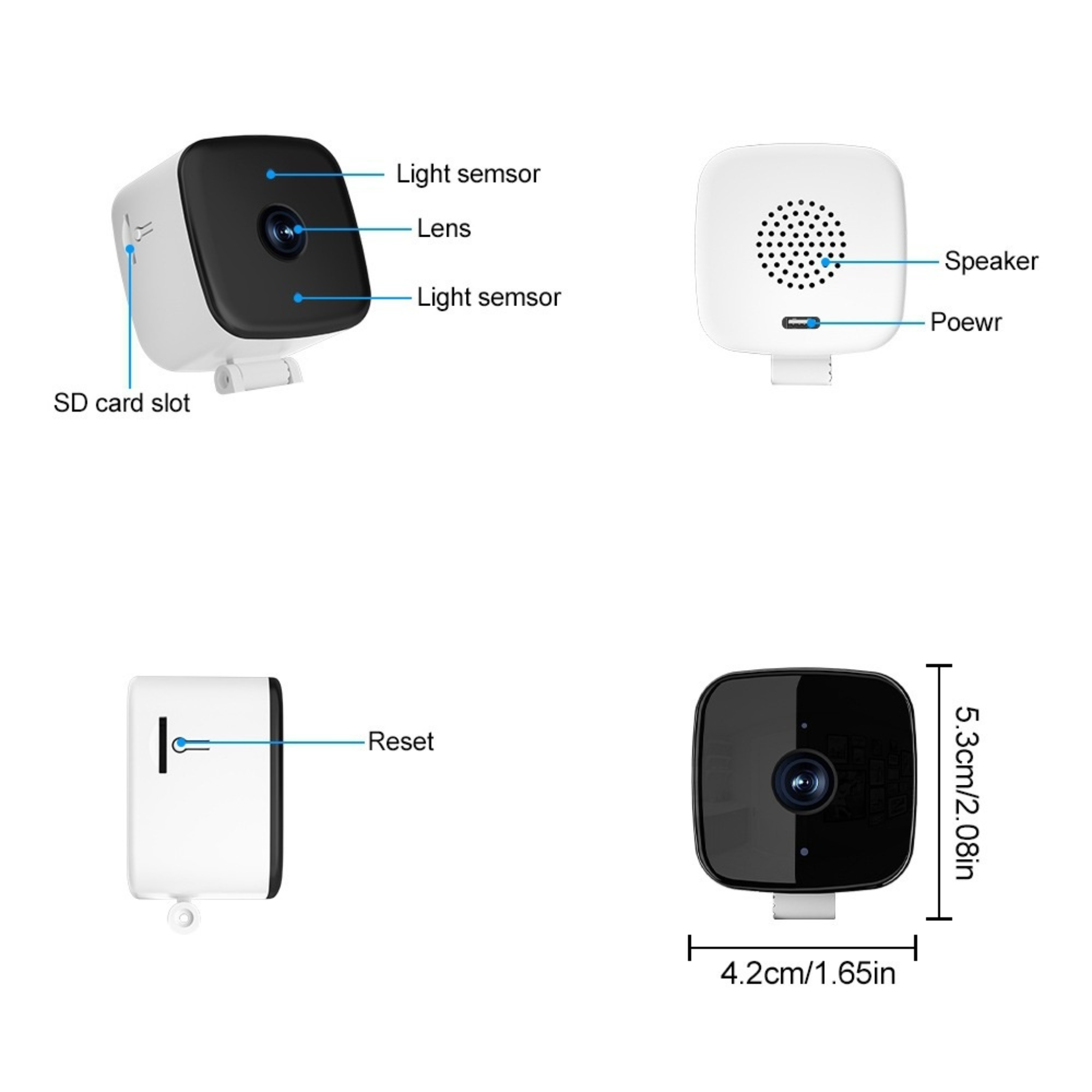 SAFESIGHT Smart AI Window Security Camera