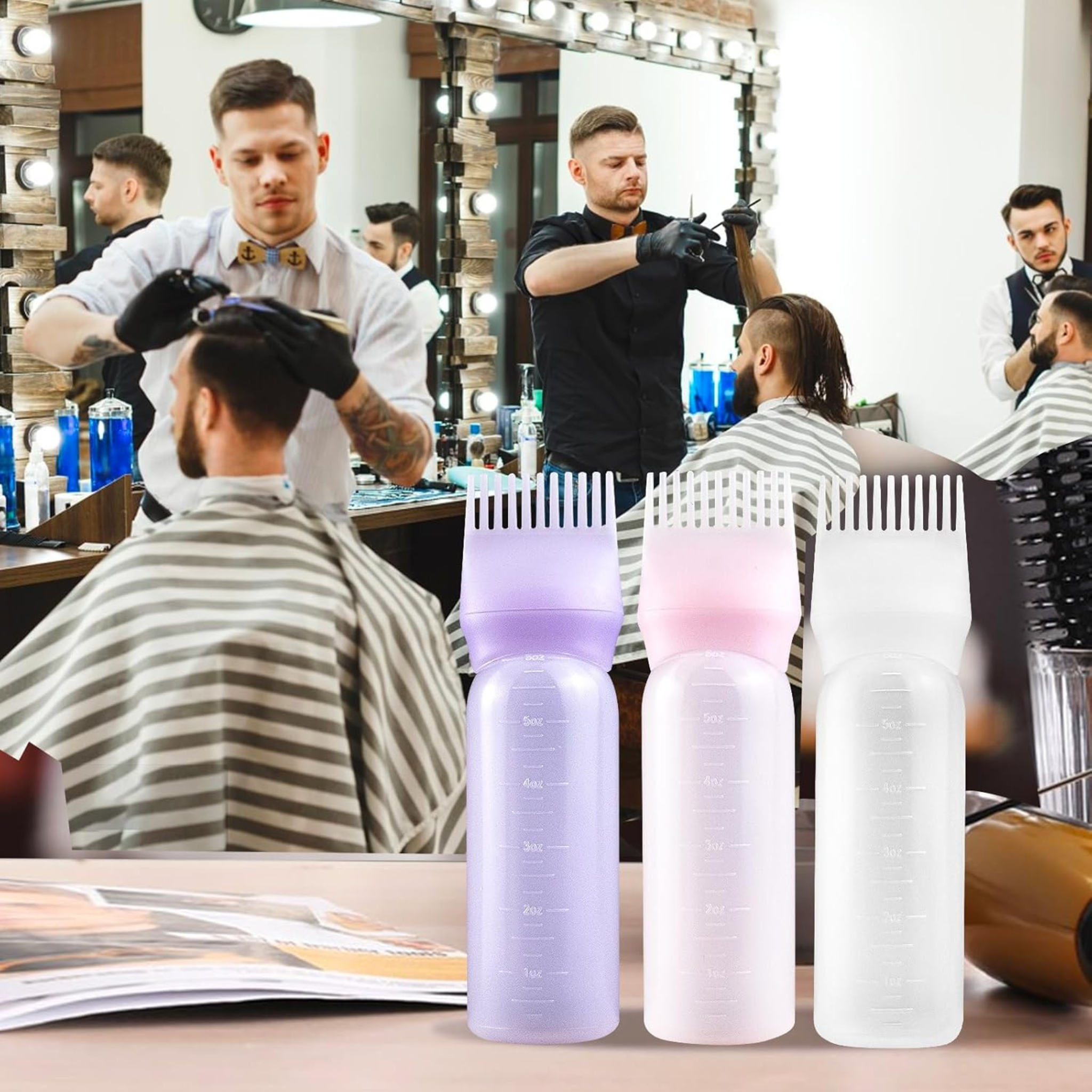 SCALPEASE Deep-Scalp Hair Oil Applicator Comb