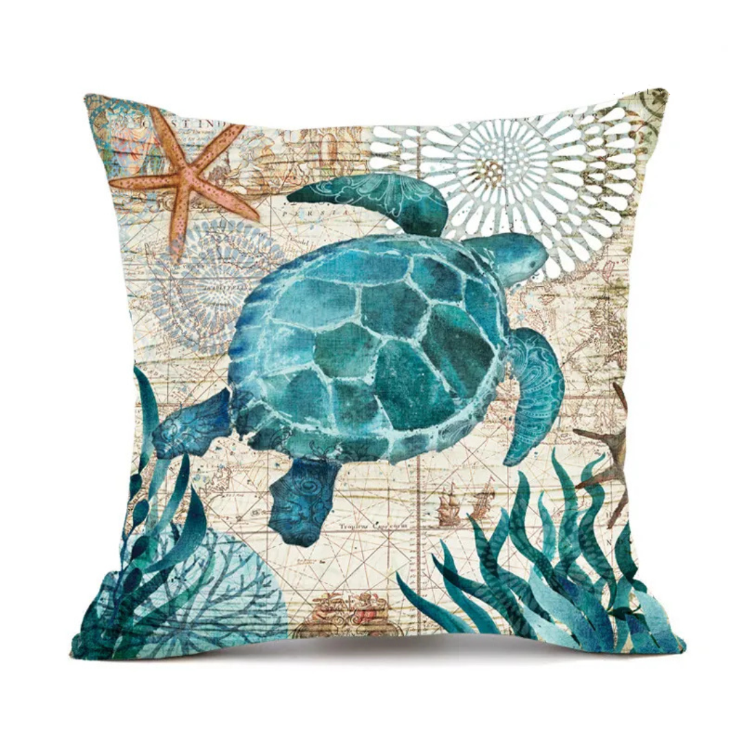SEAHAVEN Premium Coastal Pillowcases (45x45cm)