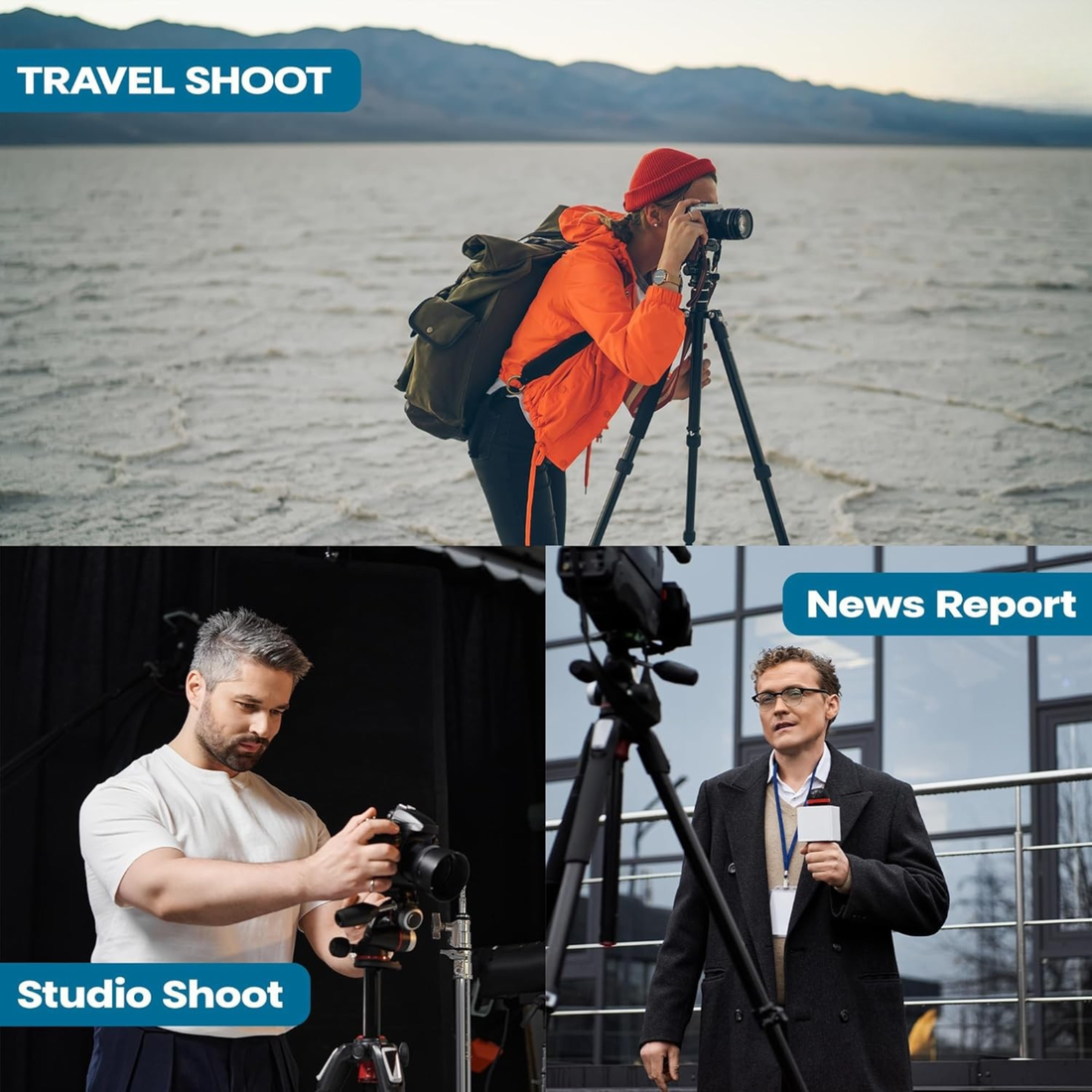 SHOTSTAND Clean-Design Lightweight Filming Tripod 2.6 m