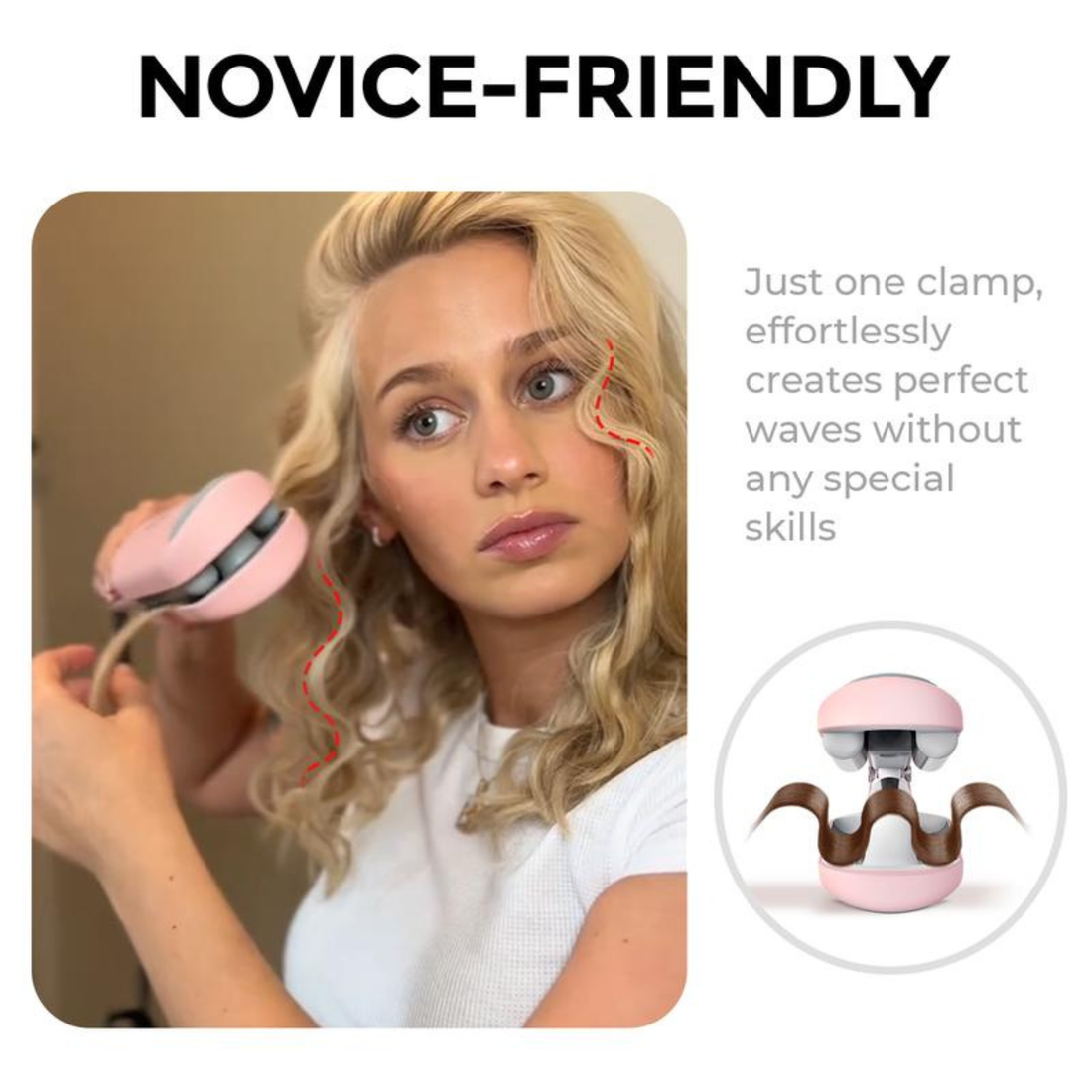 SIRENWAVE 10-Minute Volumizing Curling Wand