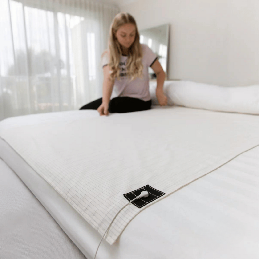 SLEEPGROUND Grounding Fitted Sheet