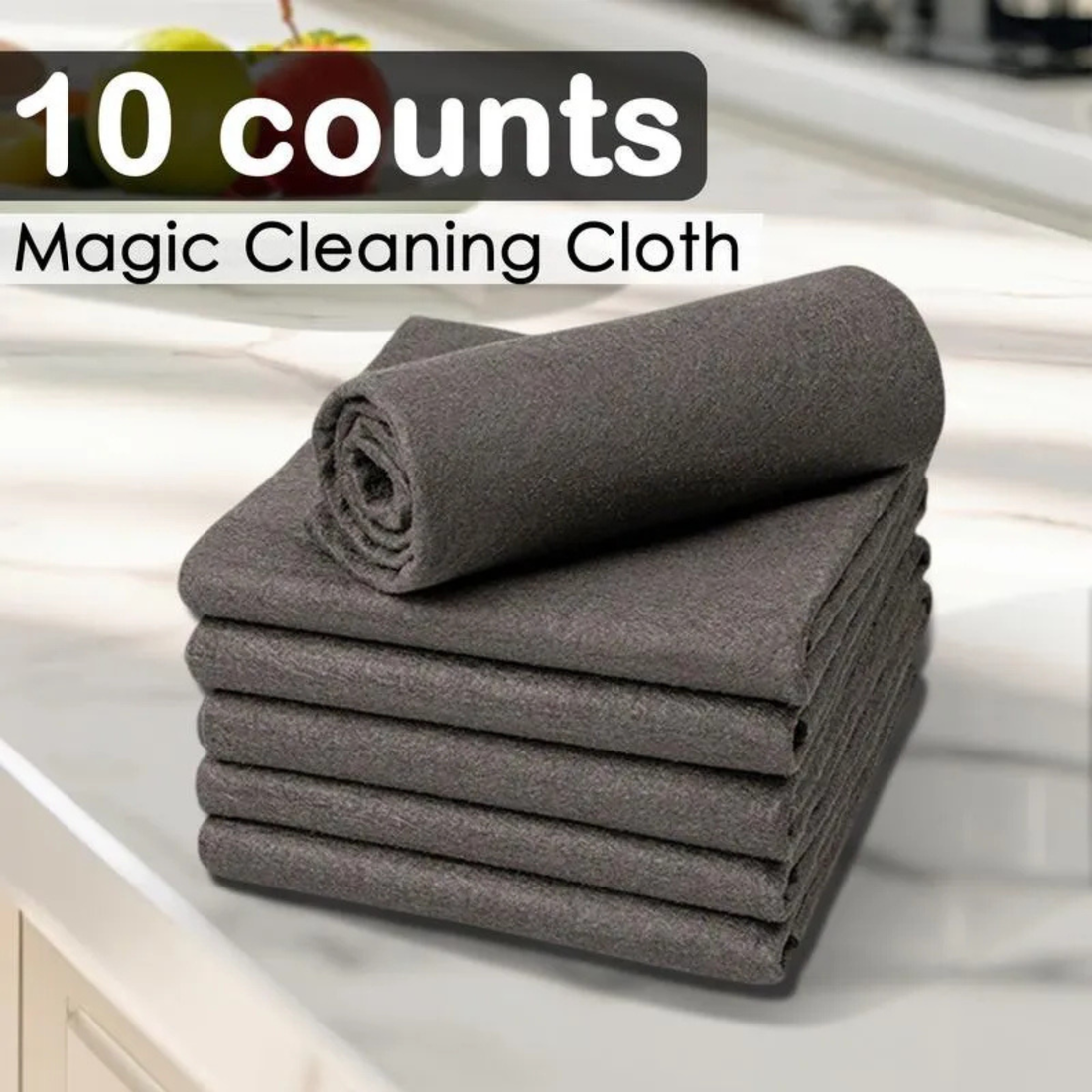 SPARKLEAN Reusable Water-Only Cleaning Cloths 10 pieces