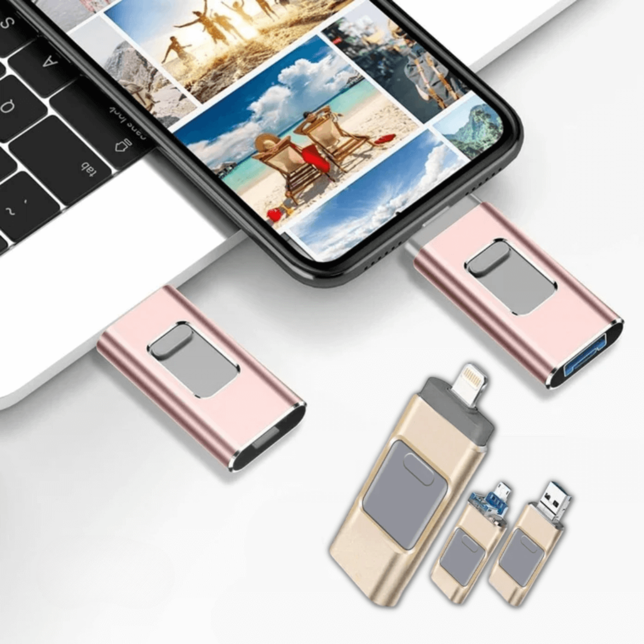 SYNCDRIVE 4 In 1 High Speed USB Multi Flash Drive
