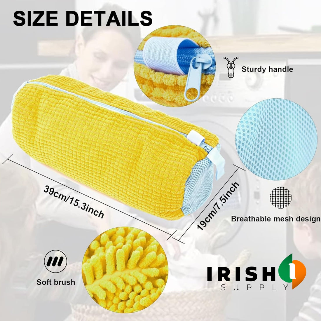 TREADFRESH  Machine Washable Sneaker Cleaning Bag