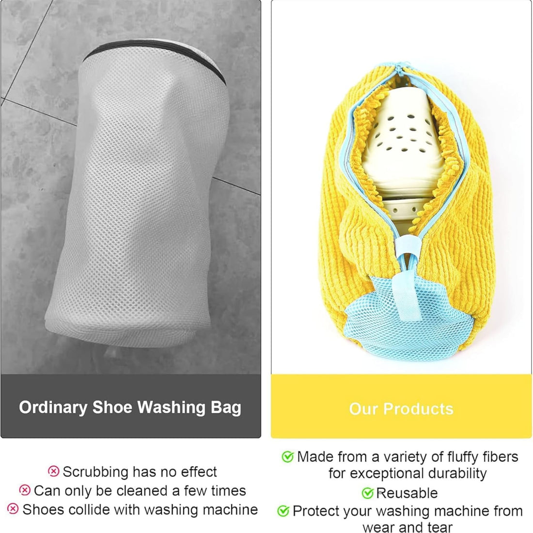 TREADFRESH  Machine Washable Sneaker Cleaning Bag
