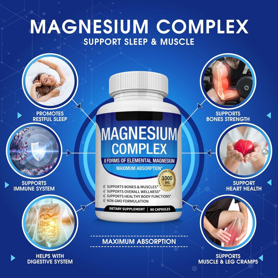 VITALYX Holistic Magnesium Support 90 Capsules
