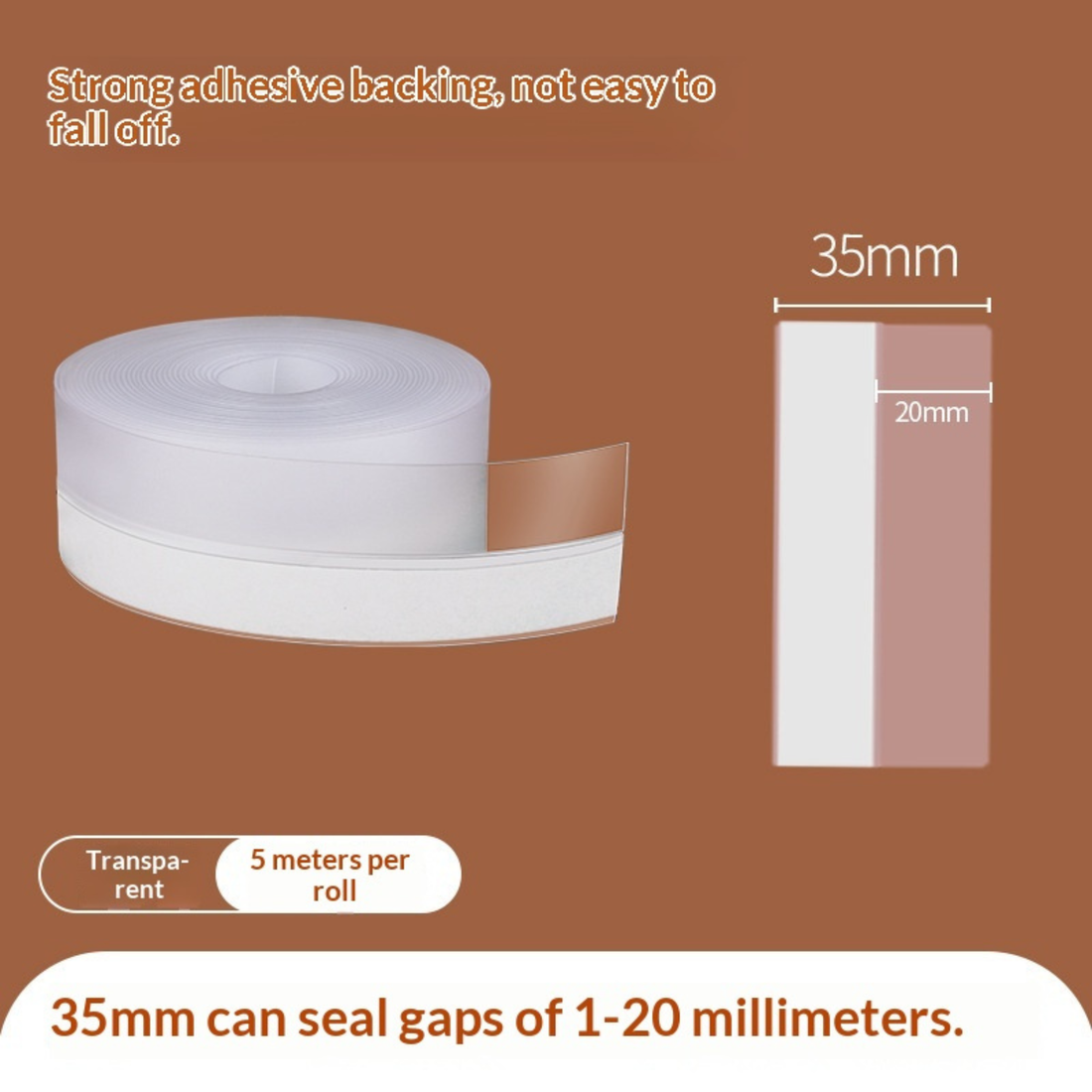 WARMEDGE Instant Door & Window Insulation Seal Tape