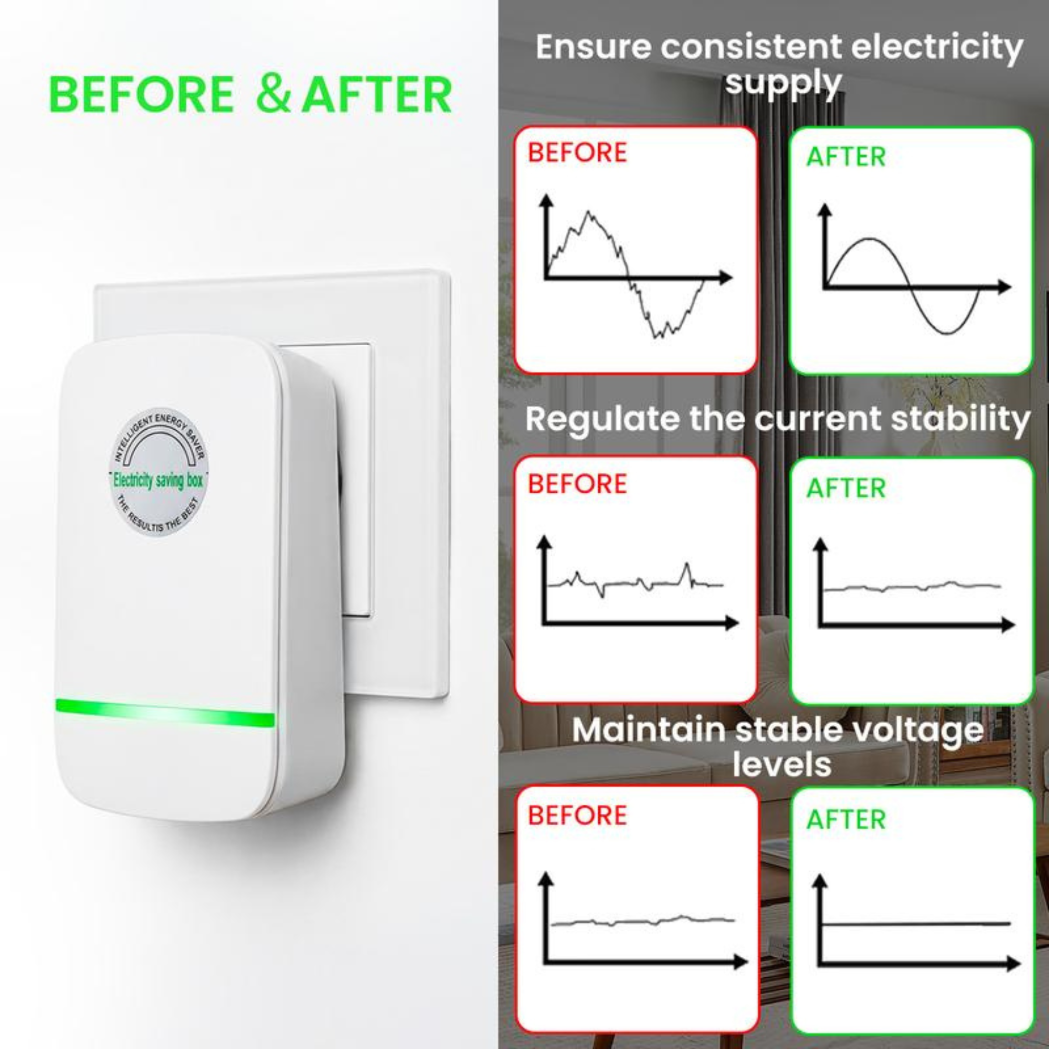 WATTGUARD Home Energy Protection & Saver Plug