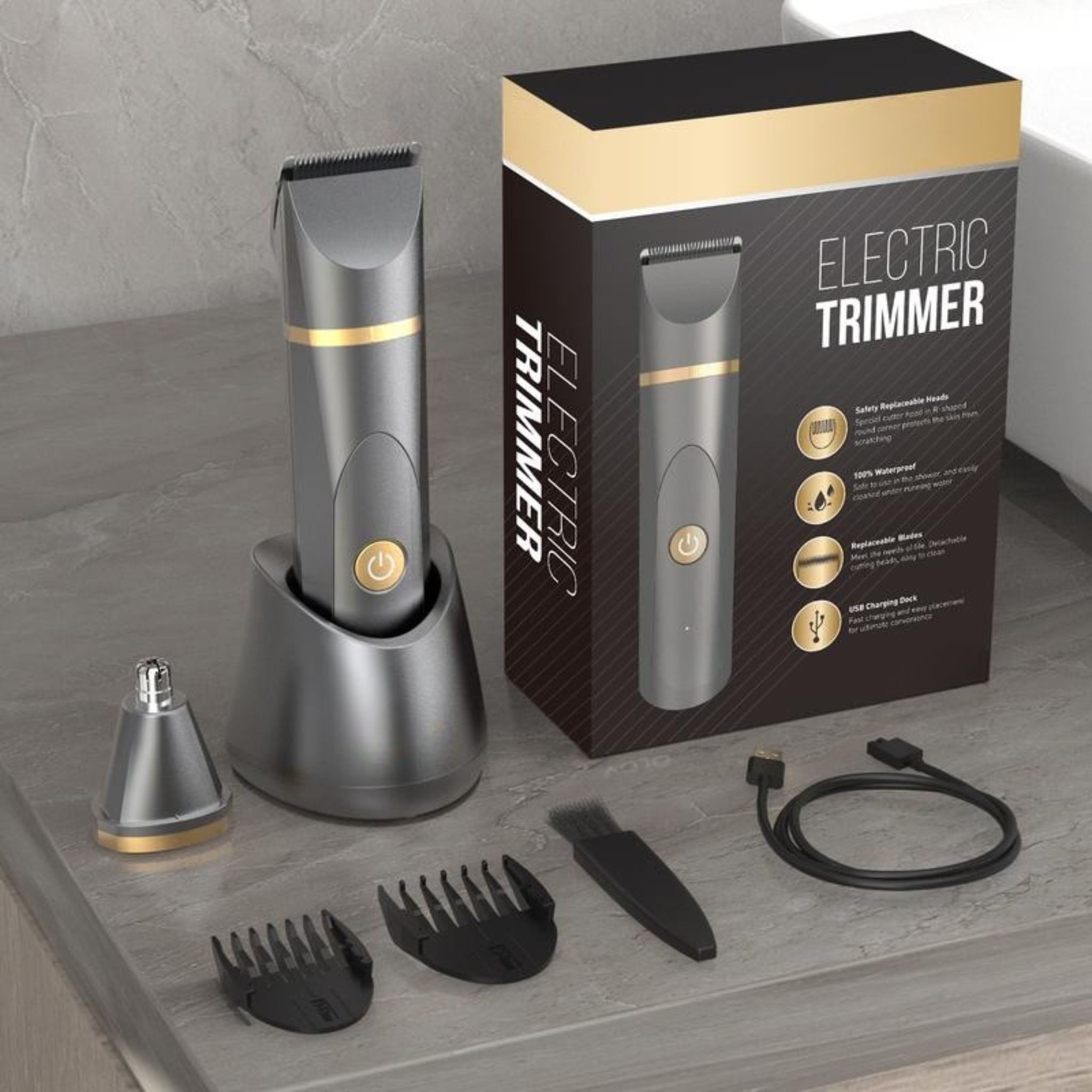 CLEANEASE Electric Body Hair Shaver