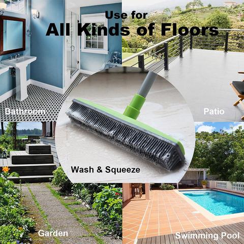 Irish Supply, Floor Hair Broom Dust Scraper