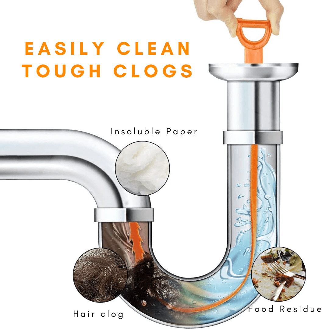 Irish Support, DRAINUNCLOGGER Drain Hair Clog Remover