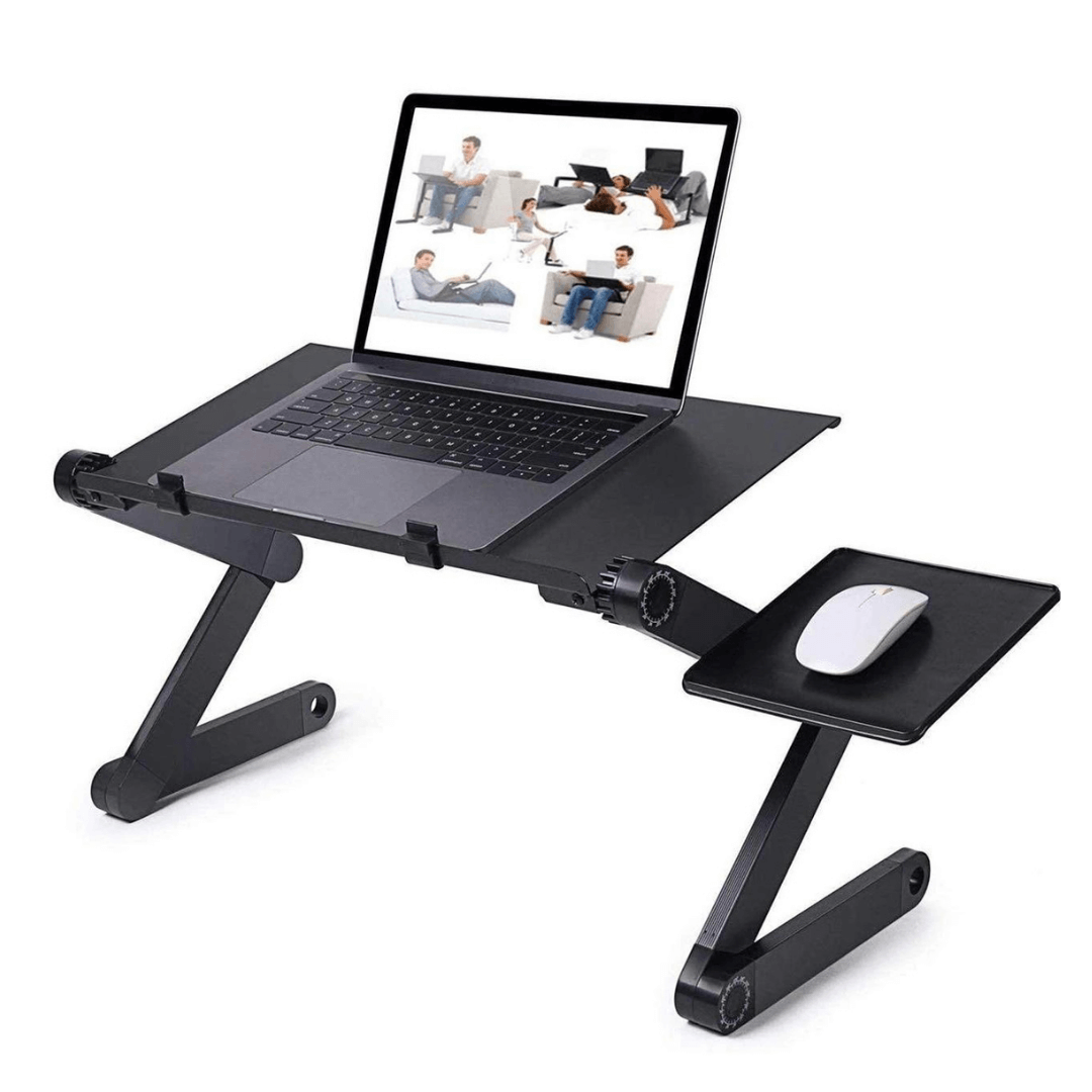 WORKMATE Adjustable Laptop Table With Mouse Pad