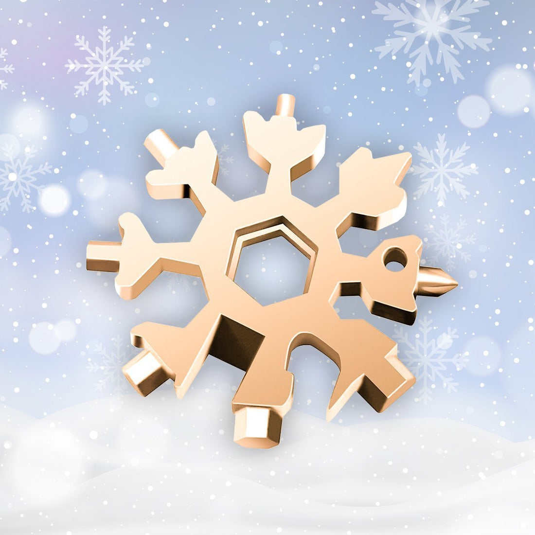 Irish Supply, LYFESAVER 18-IN-1 STAINLESS STEEL SNOWFLAKES STANDARD MULTI-TOOL