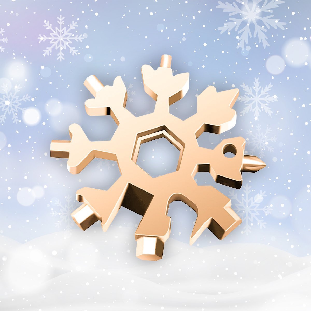 Irish Supply, LYFESAVER 18-IN-1 STAINLESS STEEL SNOWFLAKES STANDARD MULTI-TOOL