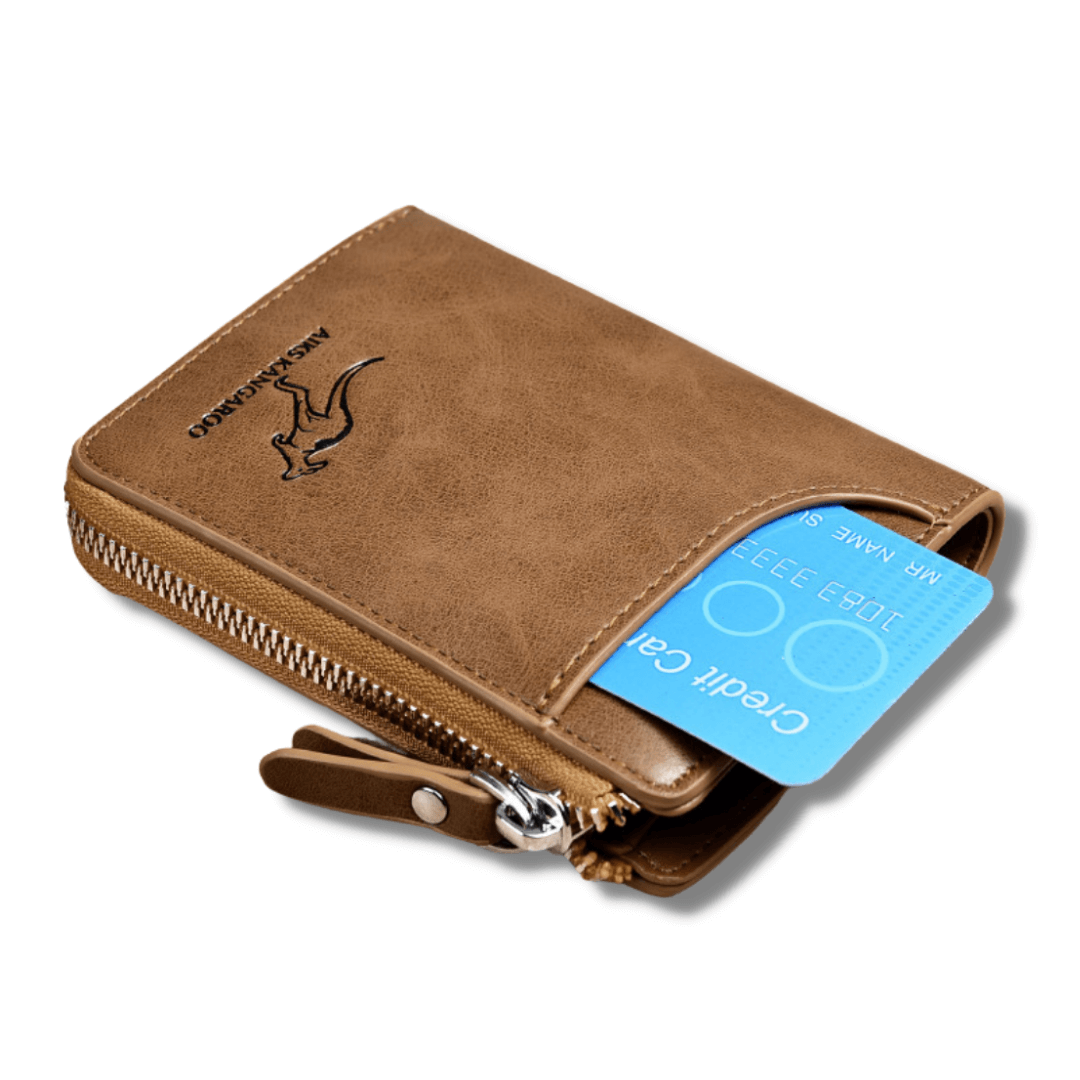 Irish Supply, BlockRob™ Leather Safety Wallet