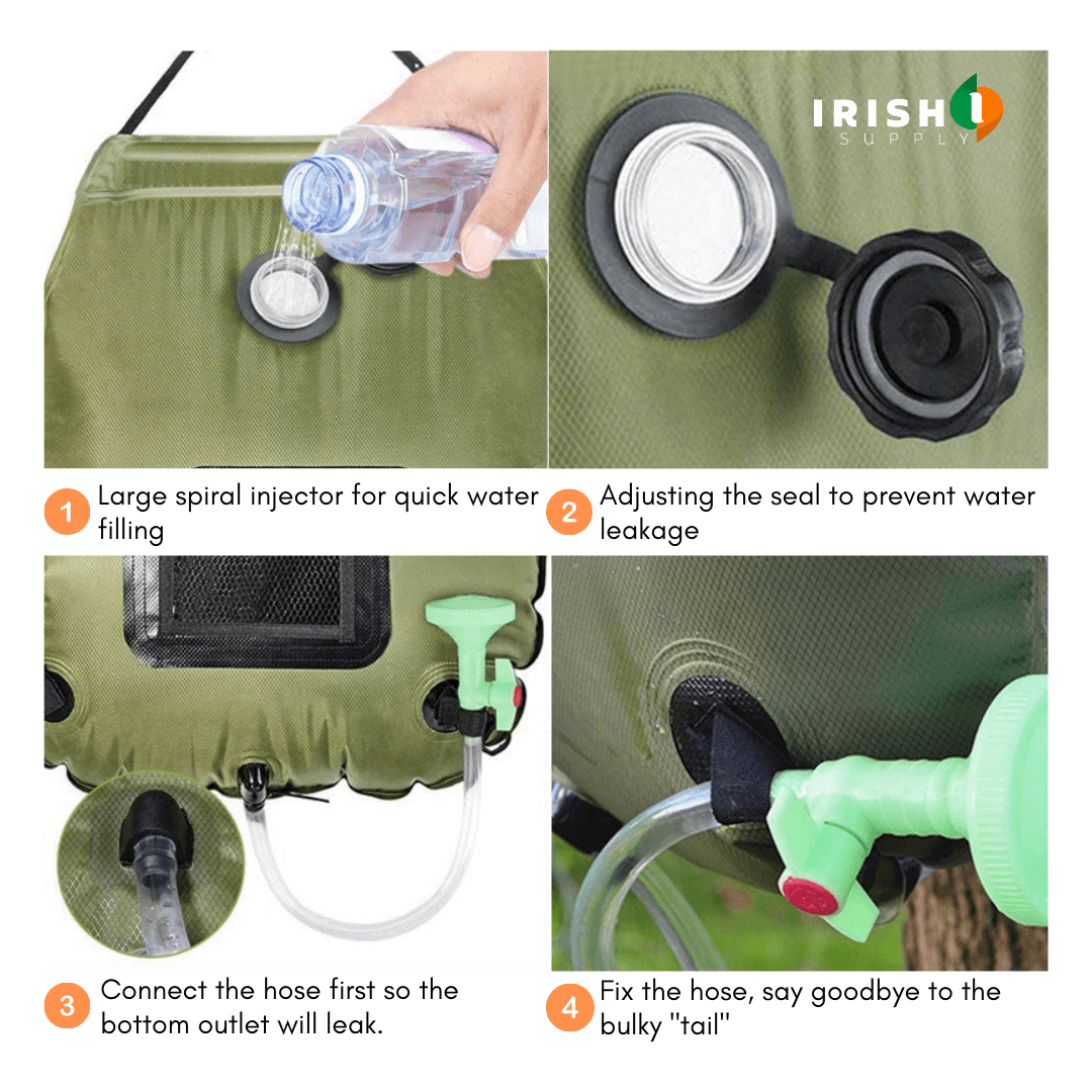 Irish Supply, SUNFRESH Solar Outdoor Shower
