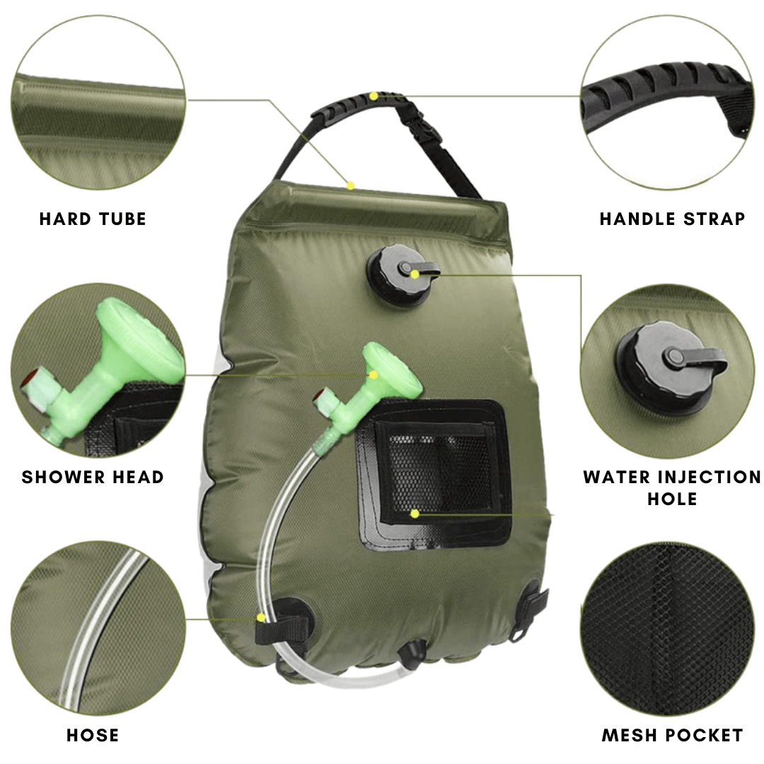 Irish Supply, SUNFRESH Solar Outdoor Shower